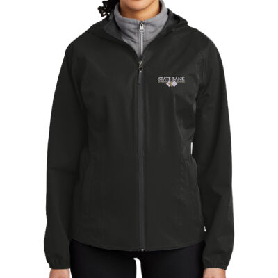 State Bank of Reeseville - Ladies Essential Rain Jacket Thumbnail