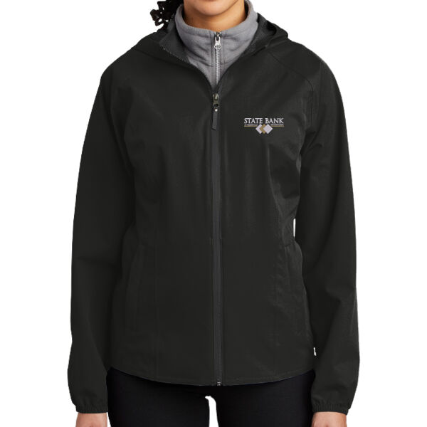 State Bank of Reeseville - Ladies Essential Rain Jacket Thumbnail